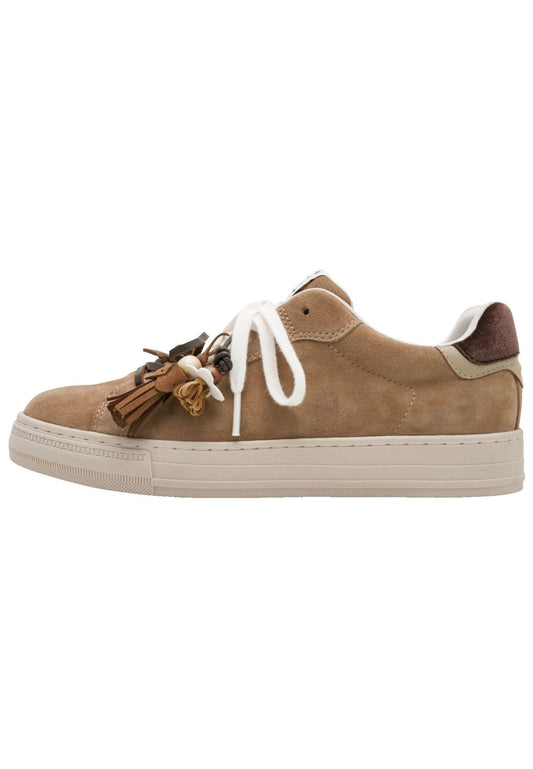 Tamaris Sneaker Veloursleder Camel