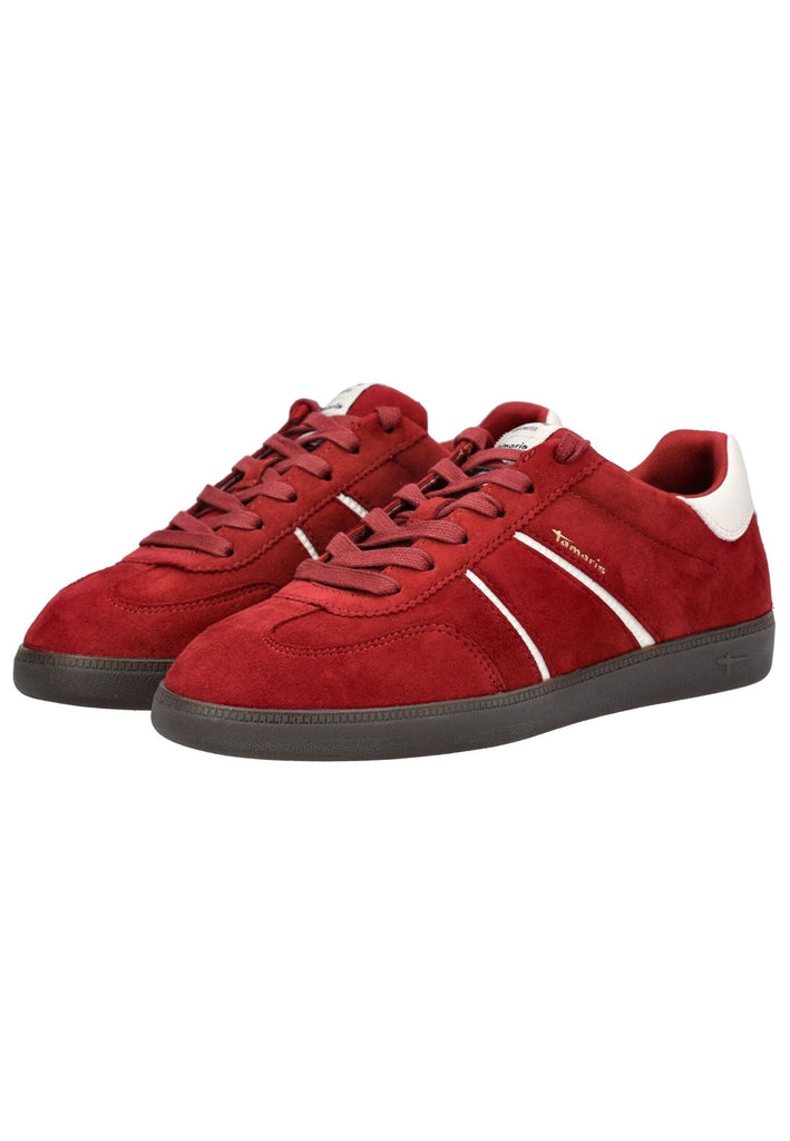 Tamaris Sneaker Veloursleder Merlot