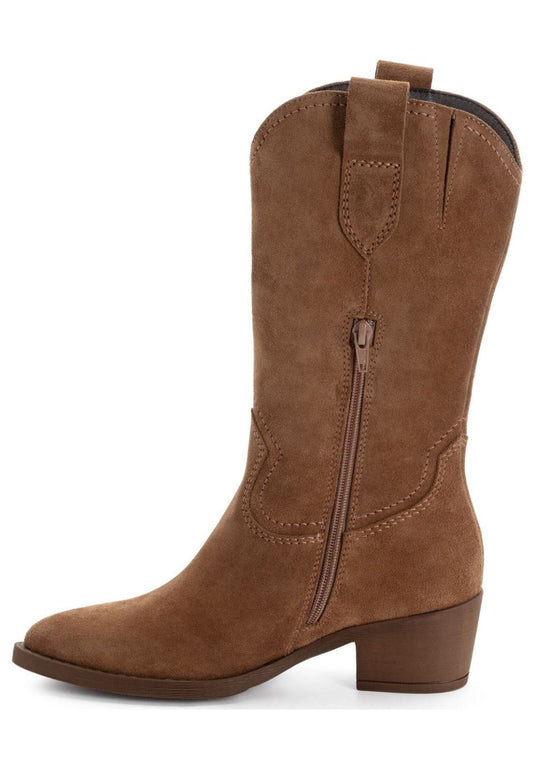 Tamaris Stiefel Leder Braun