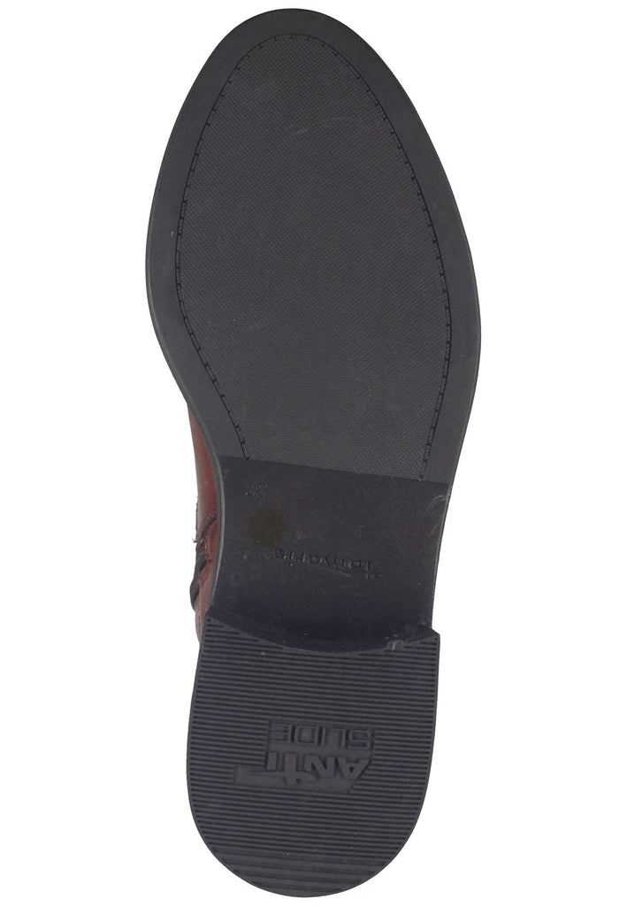 Tamaris Stiefel Leder Cognac