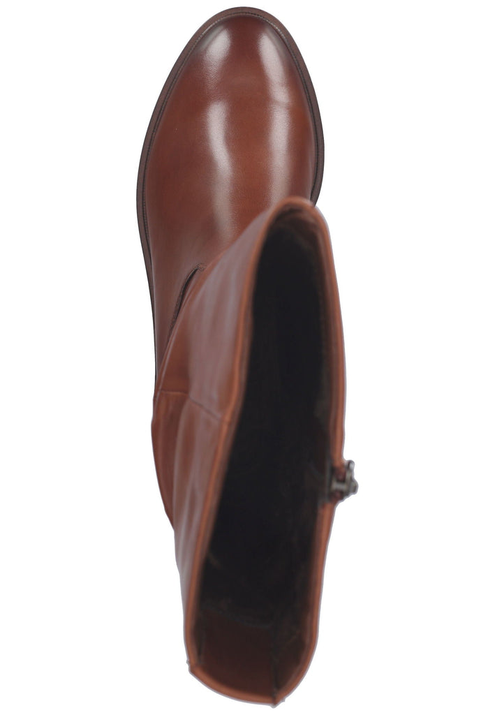 Tamaris Stiefel Leder Cognac