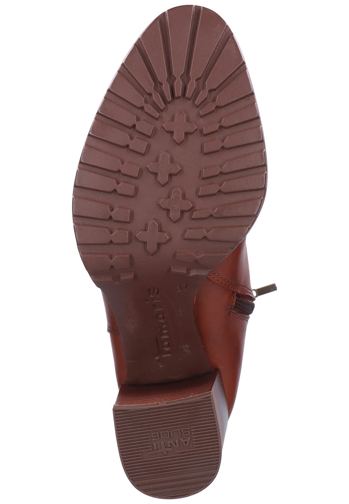 Tamaris Stiefel Leder Cognac