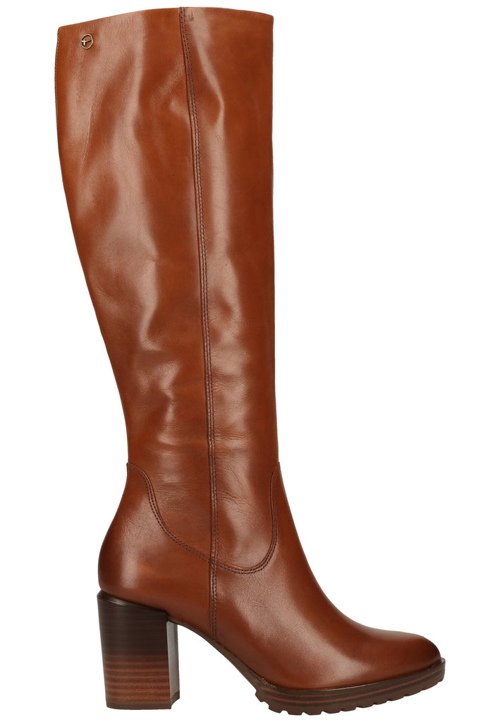 Tamaris Stiefel Leder Cognac