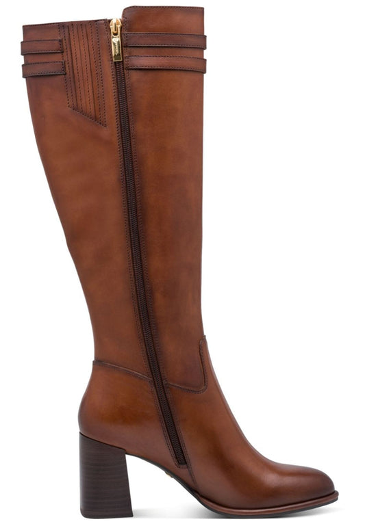 Tamaris Stiefel Leder Cognac