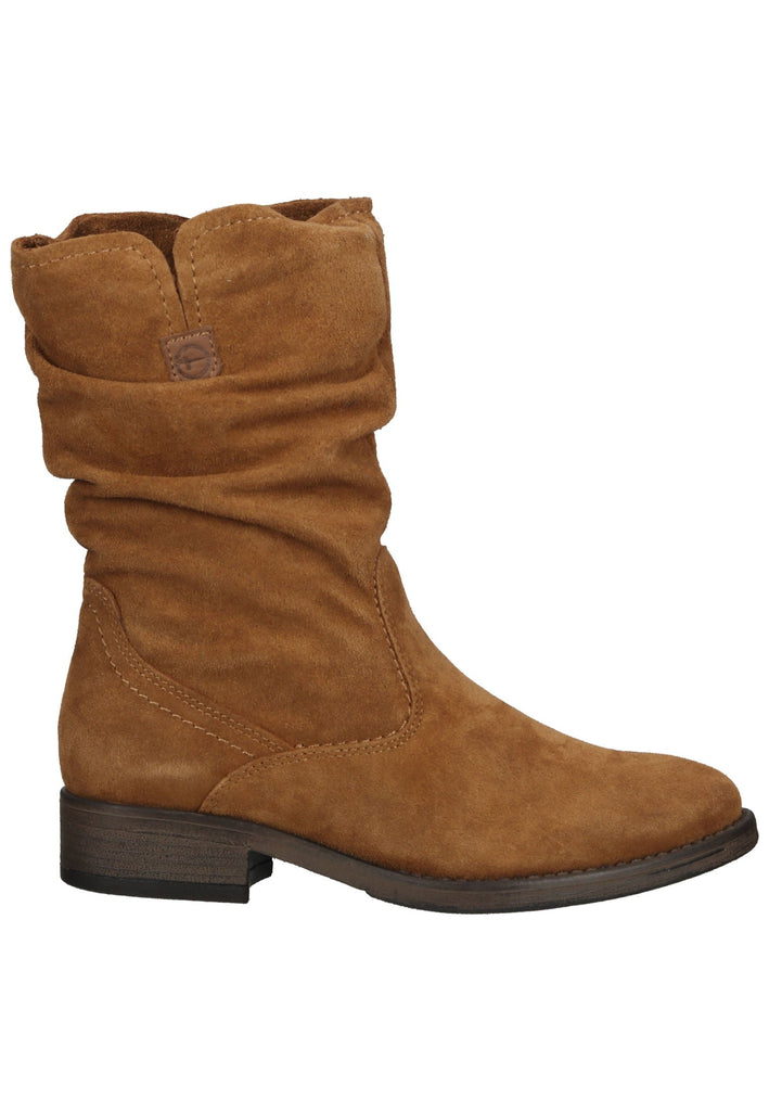 Tamaris Stiefel Leder Cognac Warmfutter