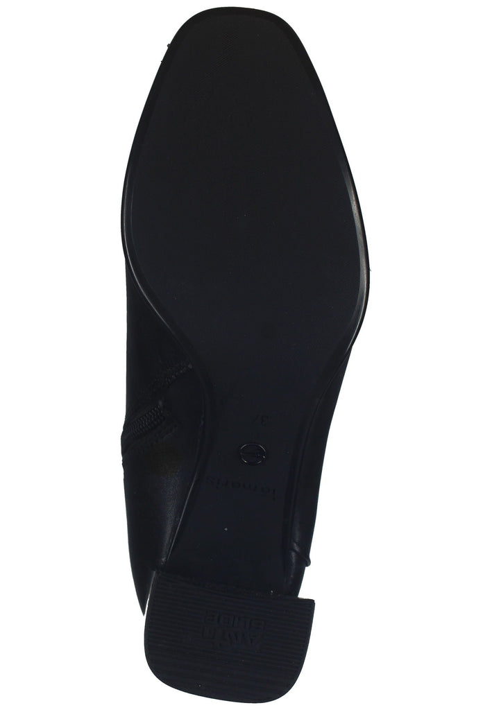 Tamaris Stiefel Leder Schwarz