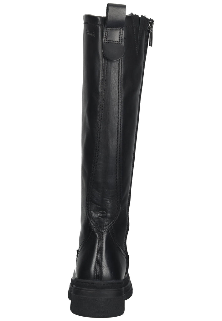Tamaris Stiefel Leder Schwarz