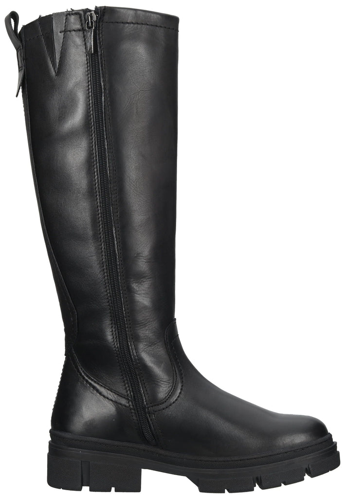 Tamaris Stiefel Leder Schwarz