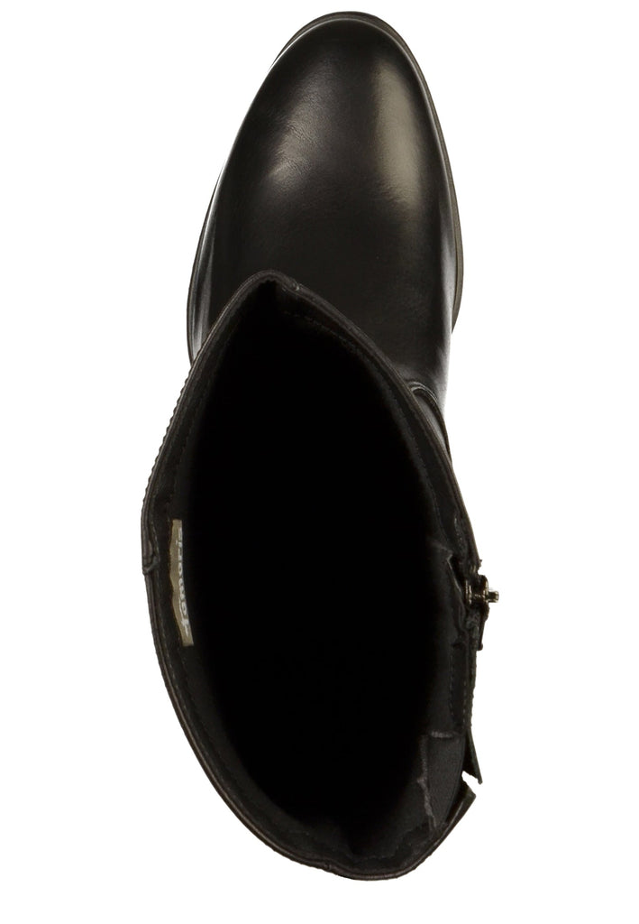 Tamaris Stiefel Leder Schwarz