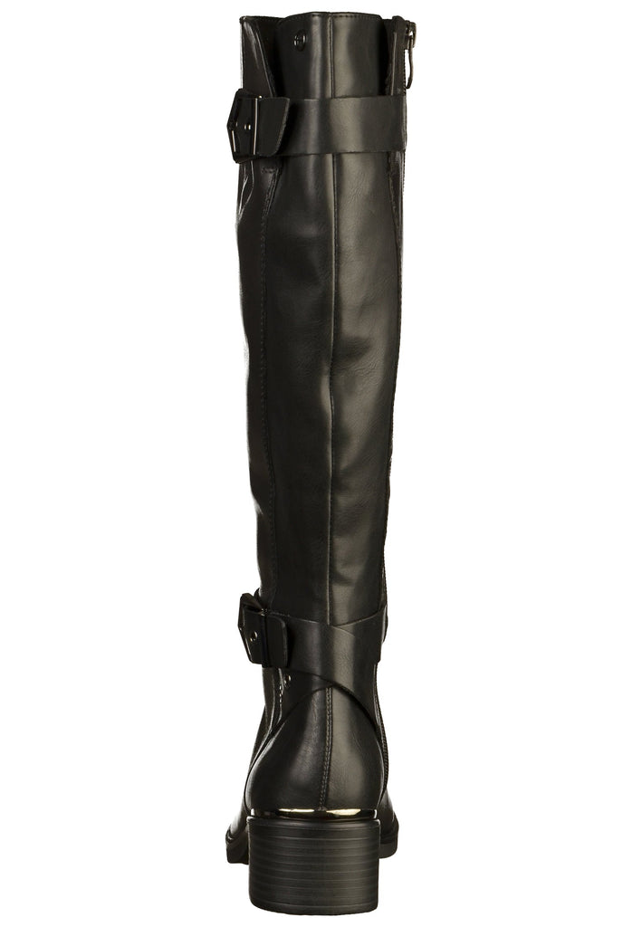 Tamaris Stiefel Leder Schwarz