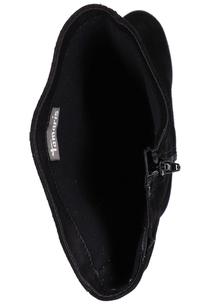 Tamaris Stiefel Leder Schwarz