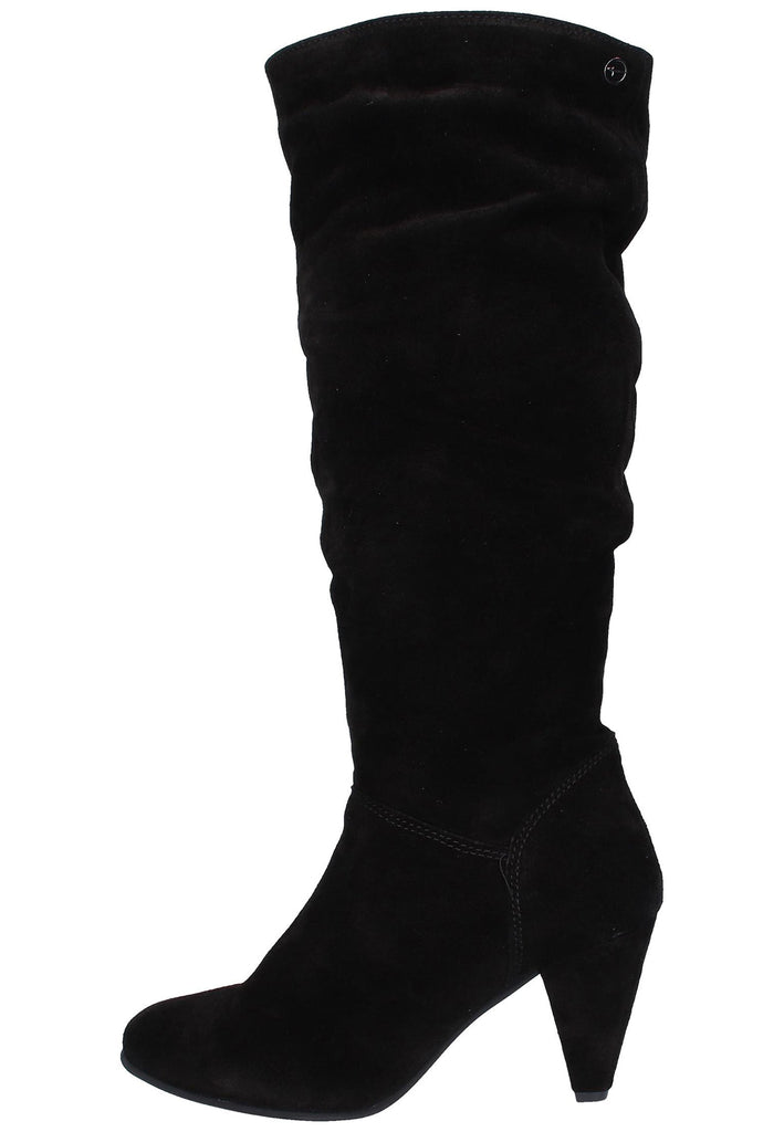 Tamaris Stiefel Leder Schwarz