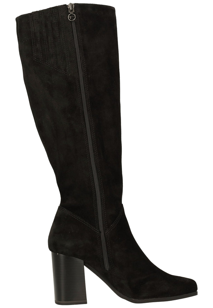 Tamaris Stiefel Leder Schwarz