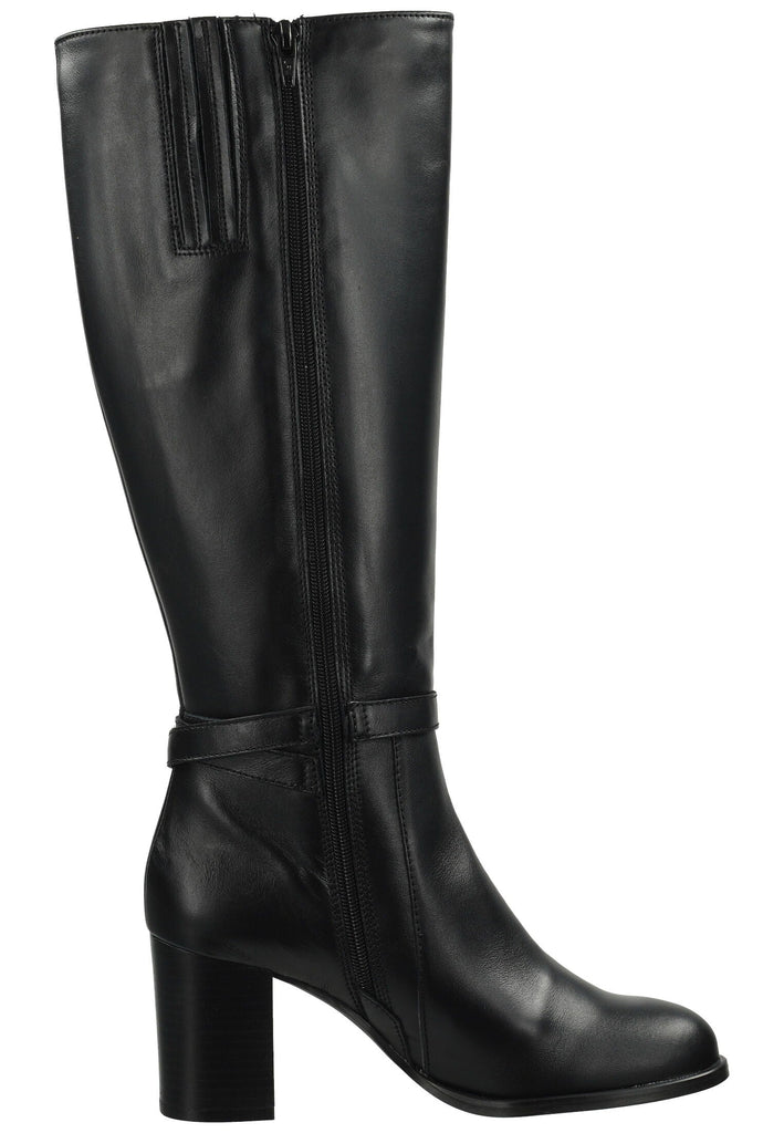 Tamaris Stiefel Leder Schwarz Warmfutter