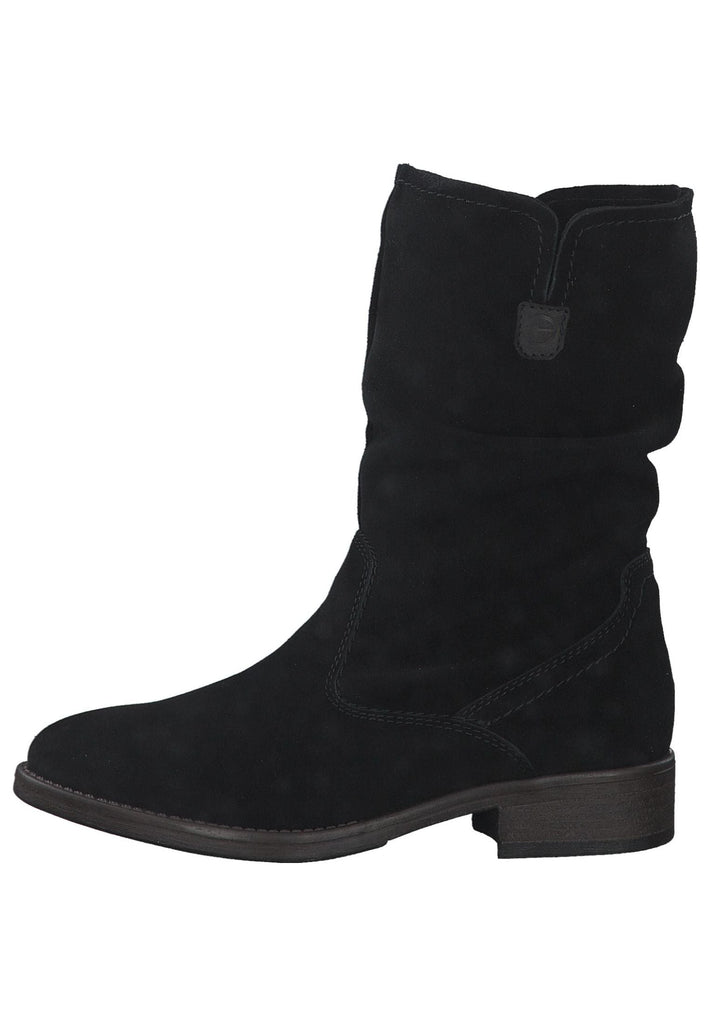 Tamaris Stiefel Leder Schwarz Warmfutter