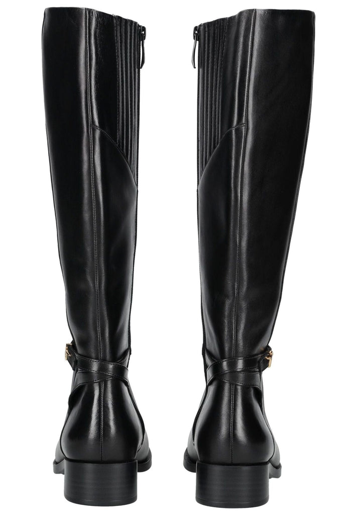 Tamaris Stiefel Leder Schwarz Warmfutter