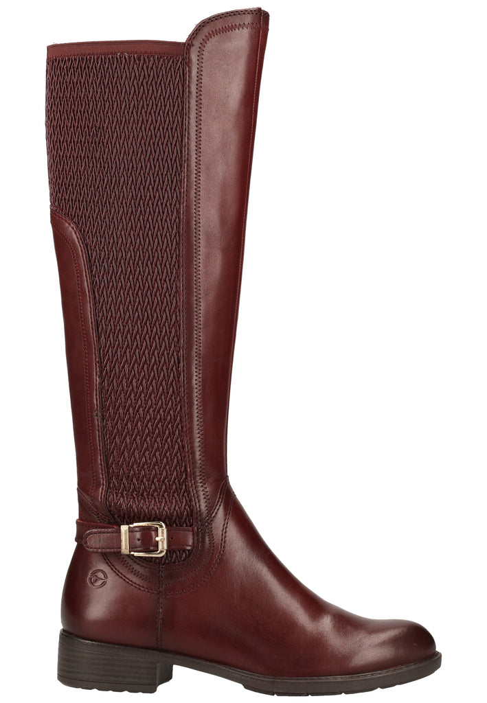 Tamaris Stiefel Leder/Synthetik Bordeaux Warmfutter