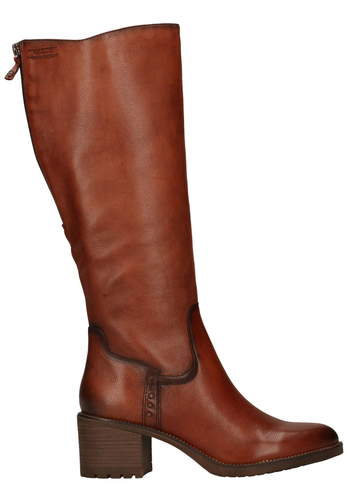 Tamaris Stiefel Leder/Synthetik Chestnut