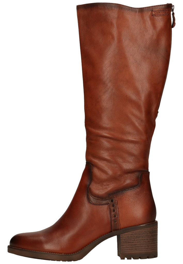 Tamaris Stiefel Leder/Synthetik Chestnut