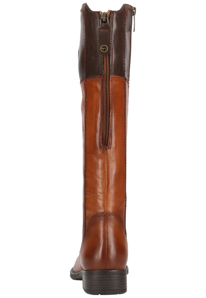 Tamaris Stiefel Leder/Synthetik Cognac