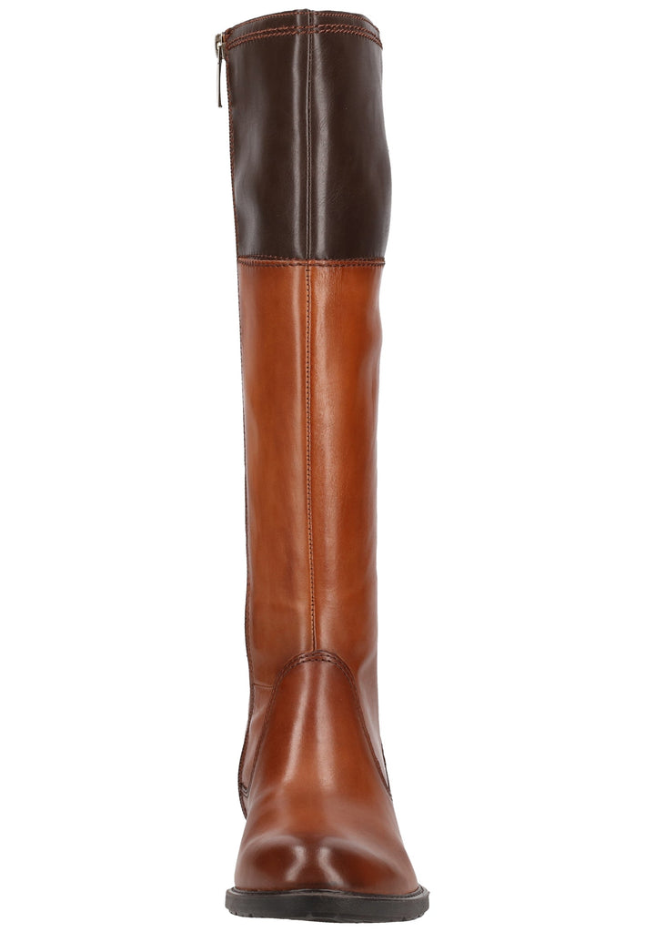 Tamaris Stiefel Leder/Synthetik Cognac