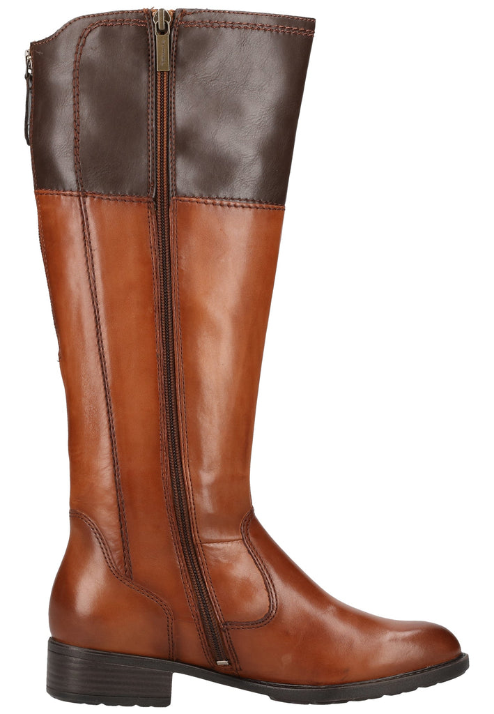 Tamaris Stiefel Leder/Synthetik Cognac