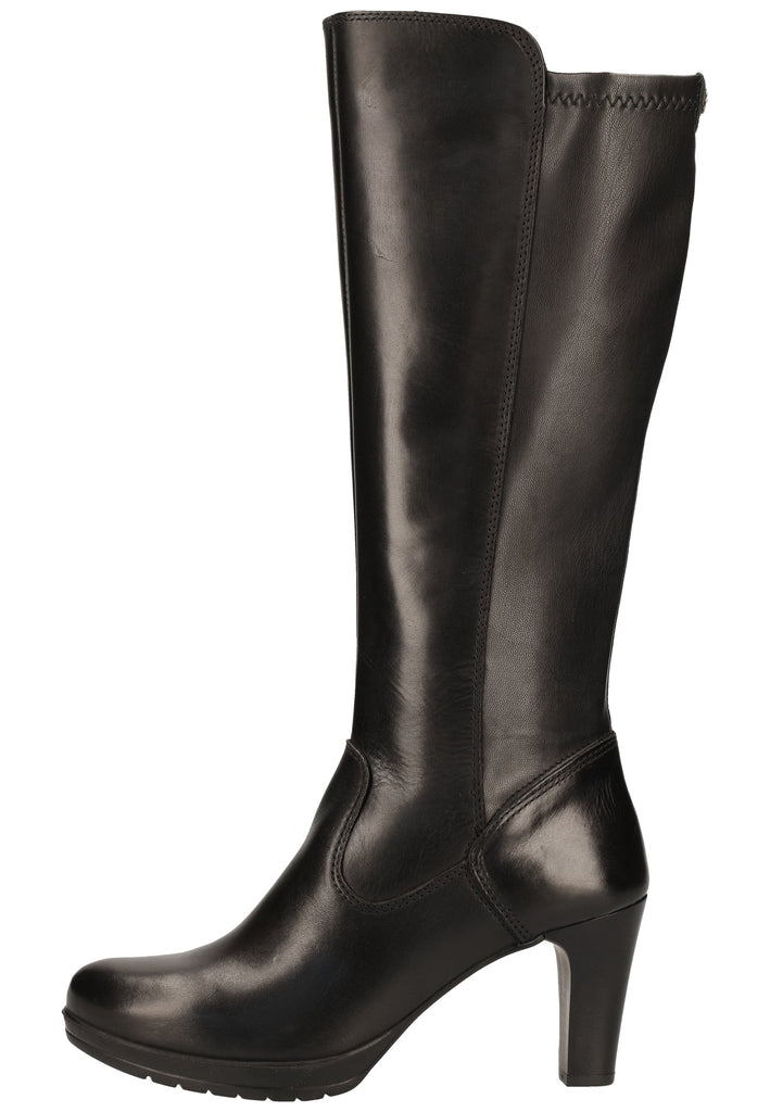 Tamaris Stiefel Leder/Synthetik Schwarz