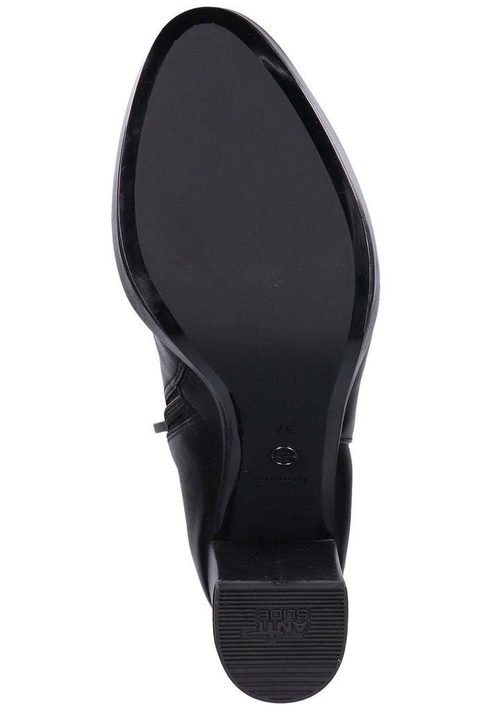 Tamaris Stiefel Leder/Synthetik Schwarz