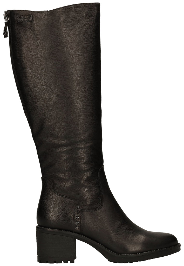 Tamaris Stiefel Leder/Synthetik Schwarz