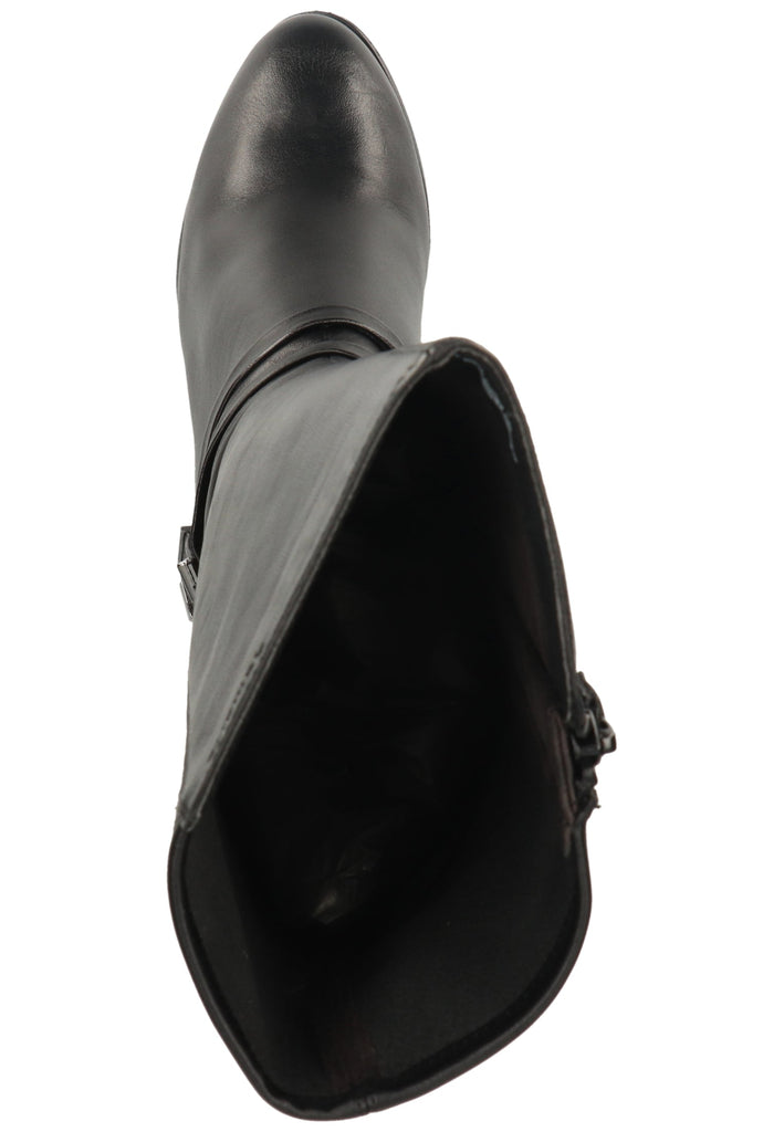 Tamaris Stiefel Leder/Synthetik Schwarz