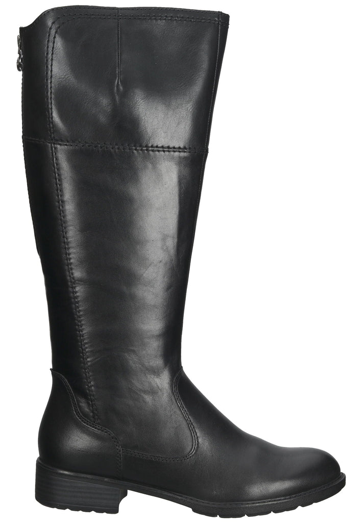 Tamaris Stiefel Leder/Synthetik Schwarz