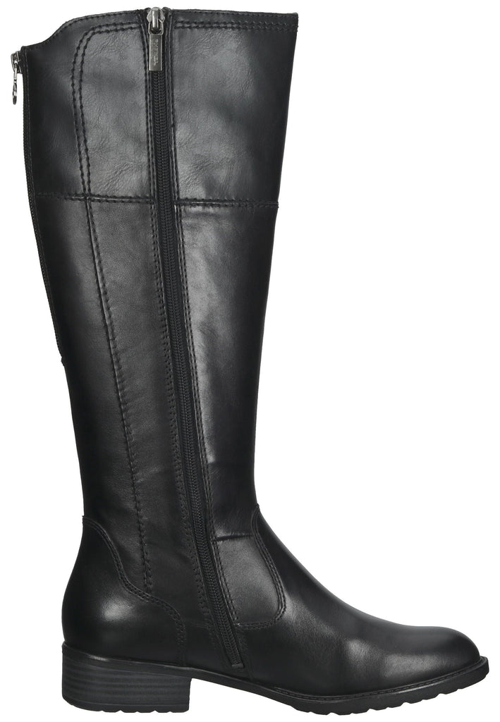 Tamaris Stiefel Leder/Synthetik Schwarz