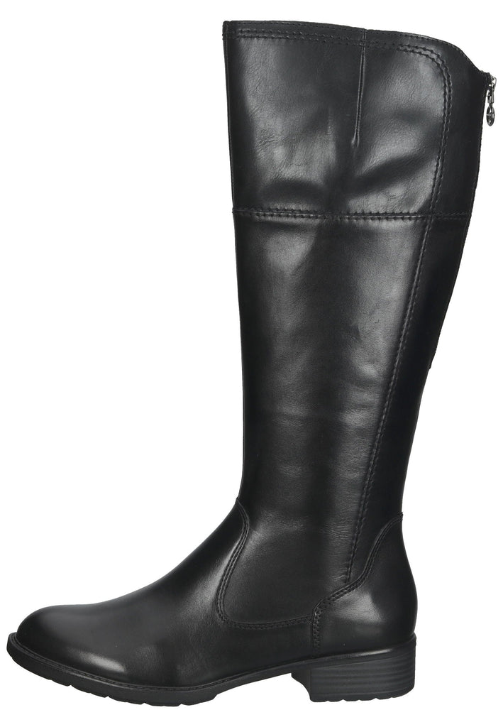 Tamaris Stiefel Leder/Synthetik Schwarz