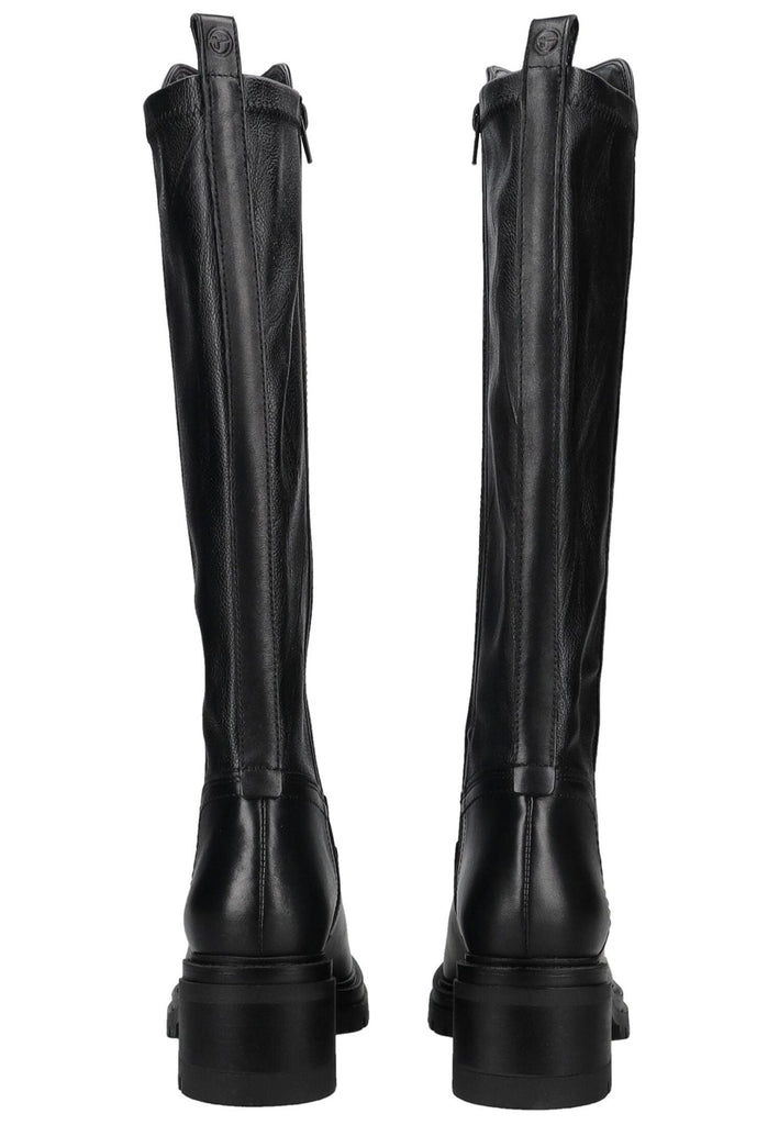 Tamaris Stiefel Leder/Synthetik Schwarz