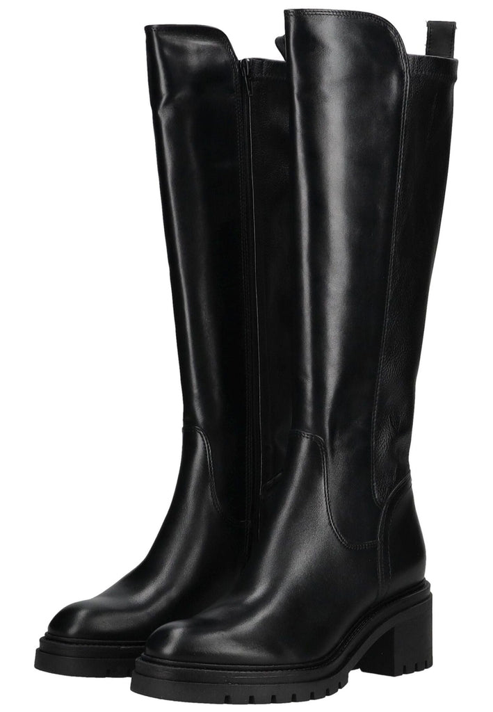 Tamaris Stiefel Leder/Synthetik Schwarz