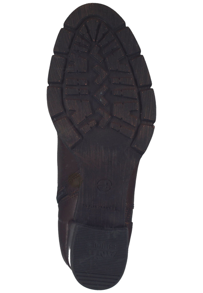 Tamaris Stiefel Leder/Textil Braun