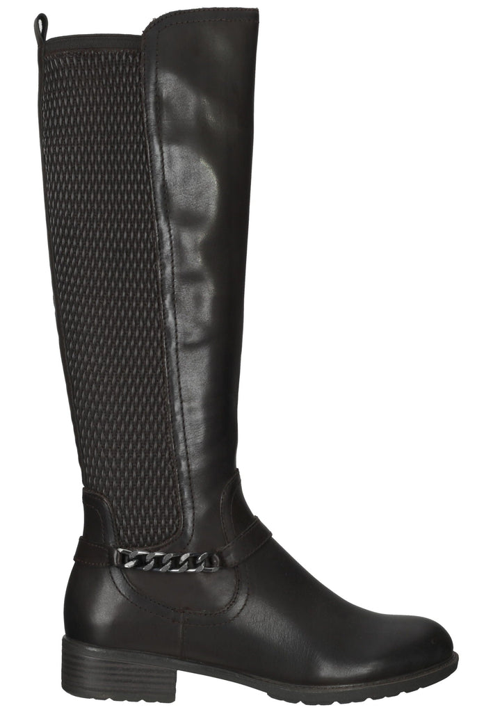 Tamaris Stiefel Leder/Textil Mocca