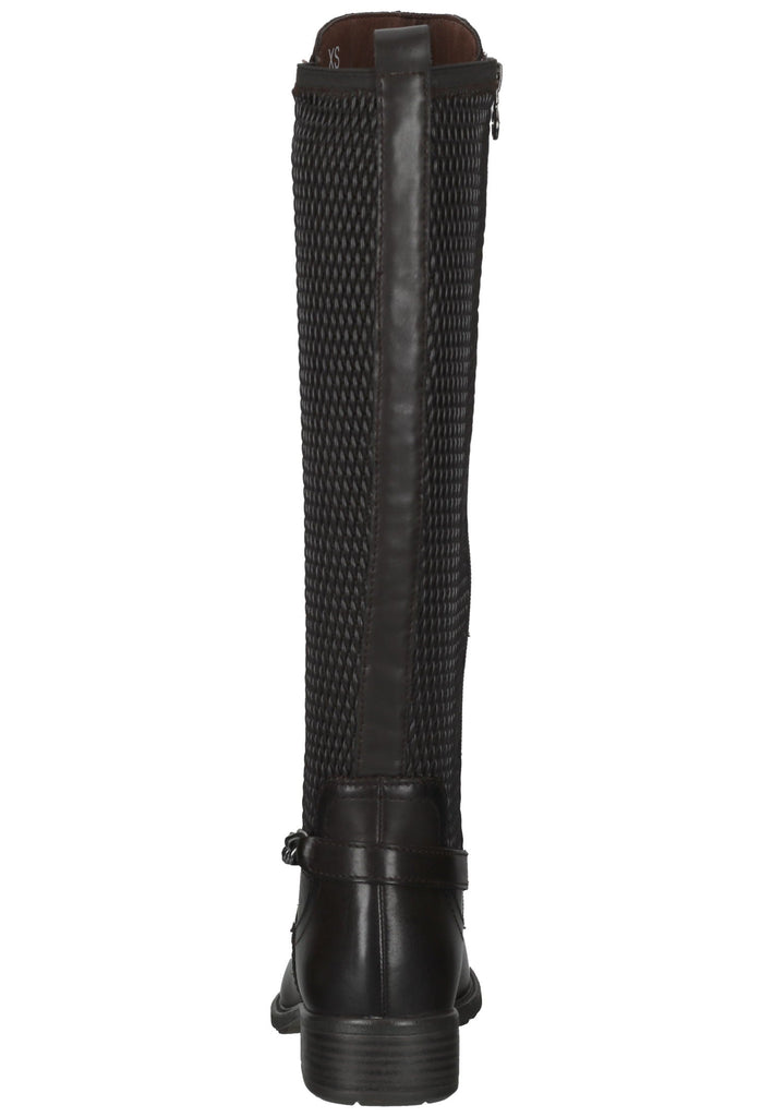 Tamaris Stiefel Leder/Textil Mocca