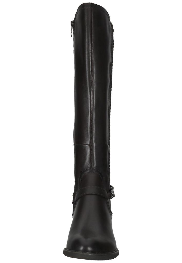 Tamaris Stiefel Leder/Textil Mocca