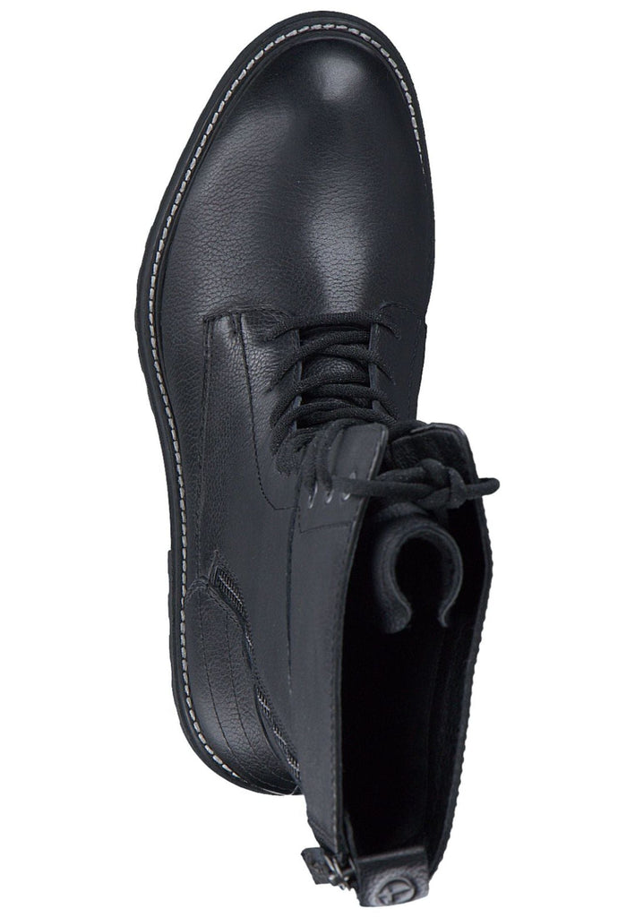 Tamaris Stiefel Leder/Textil Schwarz