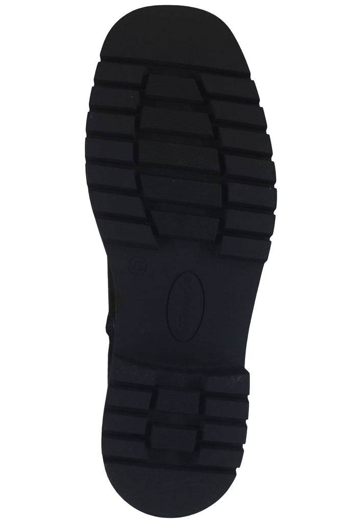 Tamaris Stiefel Leder/Textil Schwarz