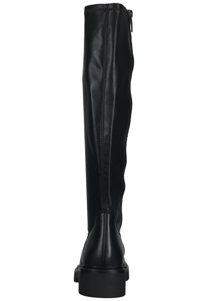 Tamaris Stiefel Leder/Textil Schwarz