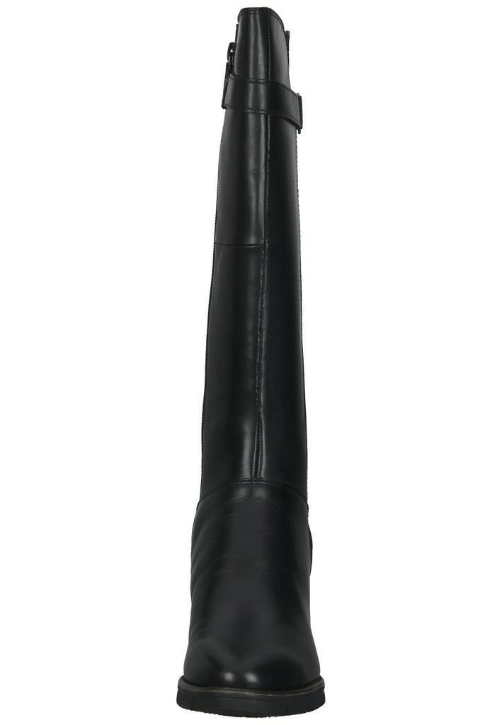 Tamaris Stiefel Leder/Textil Schwarz