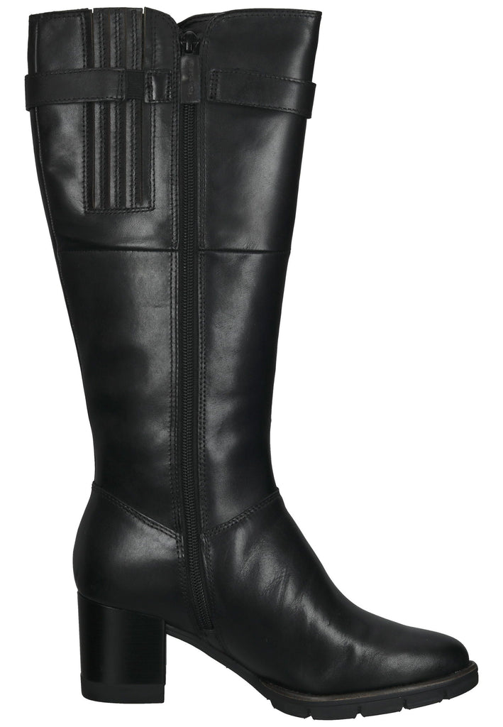 Tamaris Stiefel Leder/Textil Schwarz