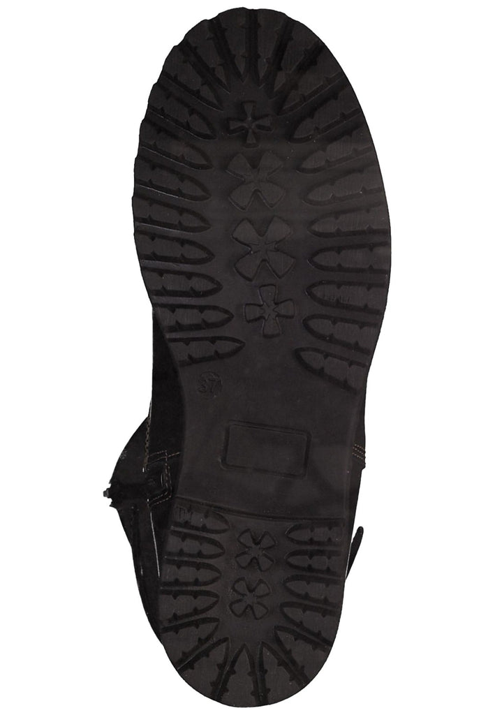 Tamaris Stiefel Leder/Textil Schwarz