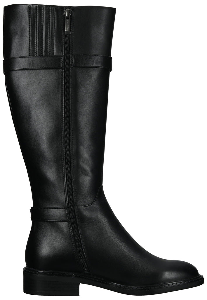 Tamaris Stiefel Leder/Textil Schwarz