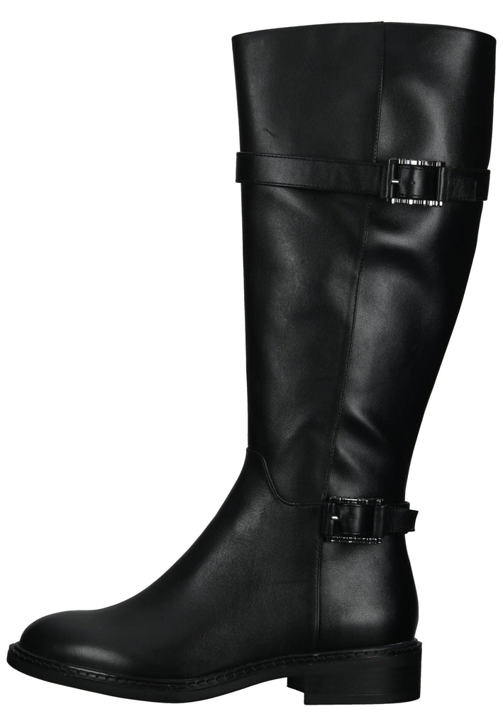Tamaris Stiefel Leder/Textil Schwarz