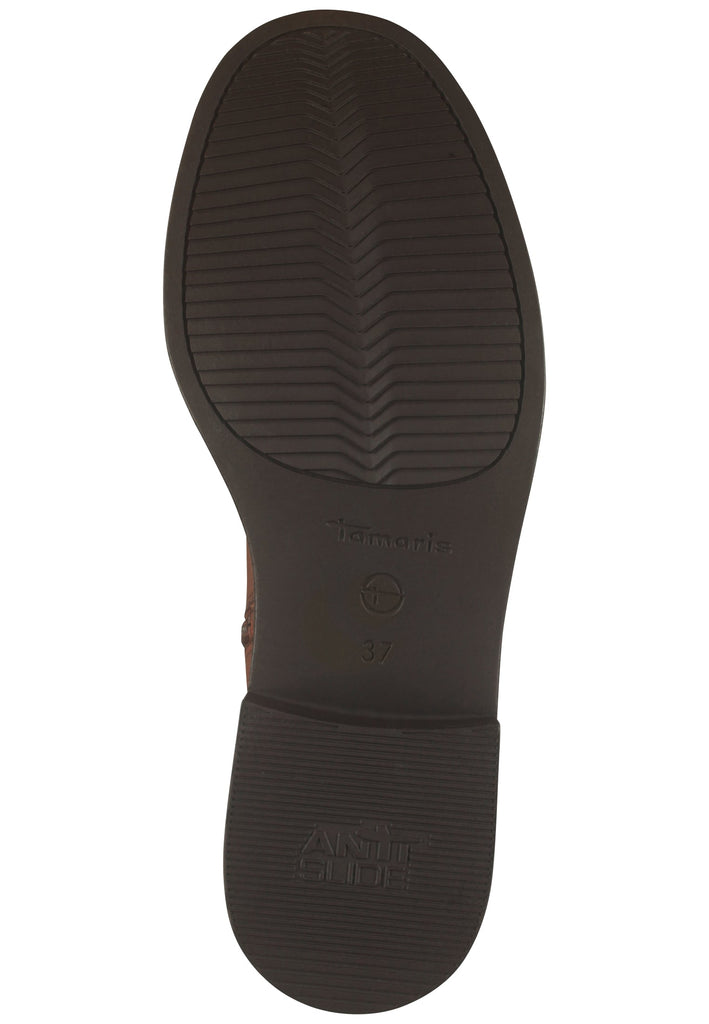 Tamaris Stiefel Lederimitat Cognac