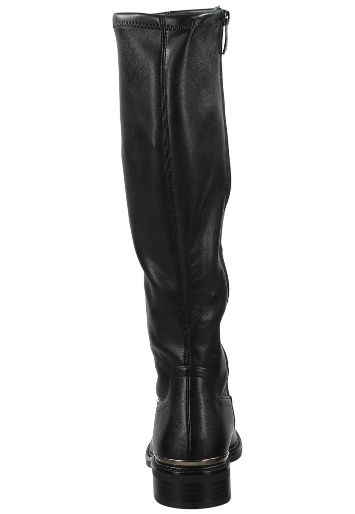 Tamaris Stiefel Lederimitat Schwarz