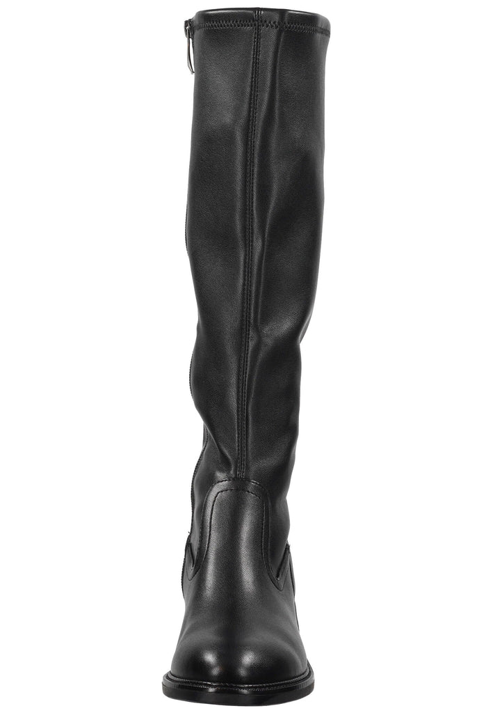 Tamaris Stiefel Lederimitat Schwarz